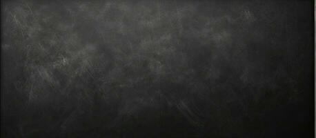 Blackboard or chalkboard texture with white chalk erased on blank wall photo