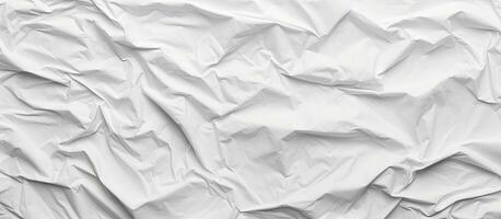 White paper with a wrinkled grunge texture as its background photo