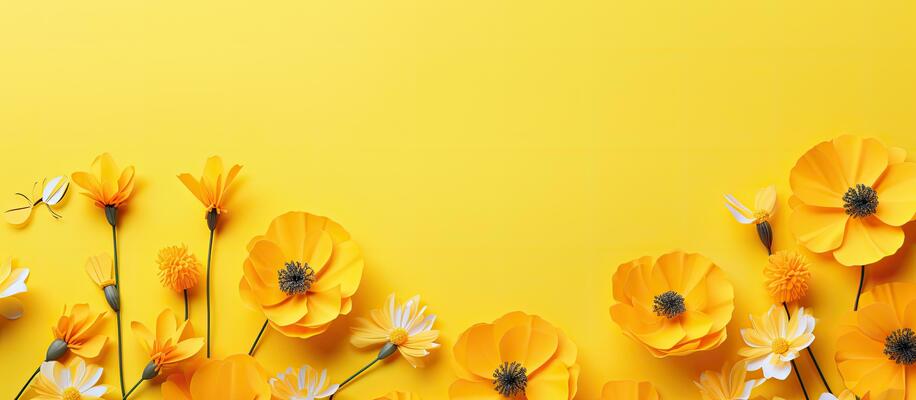 Yellow Floral Background Stock Photos, Images and Backgrounds for Free