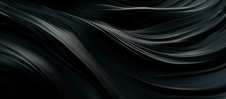 Closeup of beautiful black brushstrokes as backdrop photo