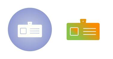 Identity Card Vector Icon