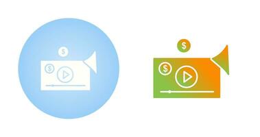 Video Marketing Vector Icon