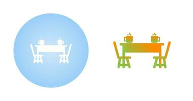 Dining Table Vector Icon