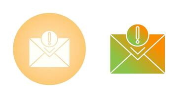 Urgent Mail Vector Icon