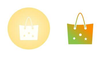 Bag with Tags Vector Icon