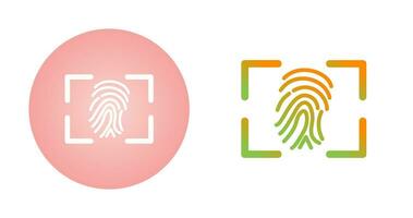 Fingerprint Vector Icon