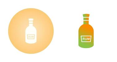 Bottle of Rum Vector Icon