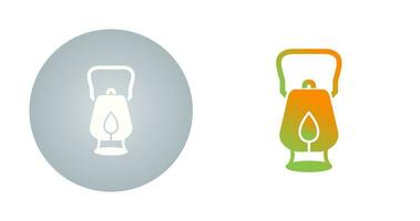 Oil Lamp Vector Icon