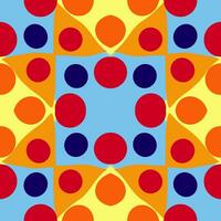 Seamless pattern retro vintage style 90 70s or 80s on Seamless pattern design. photo
