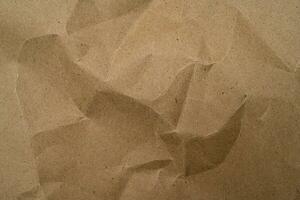 Recycle Paper Texture background. Crumpled Old kraft paper abstract shape background with space paper for text high resolution photo