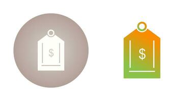 Dollar Tag Vector Icon