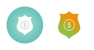 Dollar Badge Vector Icon