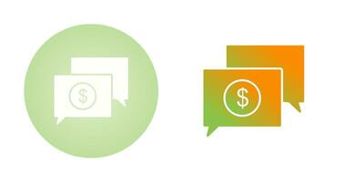 Money Talk Vector Icon