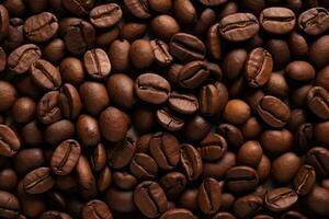 Coffee beans closeup background photo