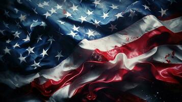 USA flag background photo