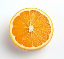 Orange slice isolated photo