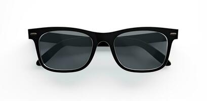 Black sunglasses isolated photo