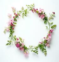 Beautiful floral wreath photo