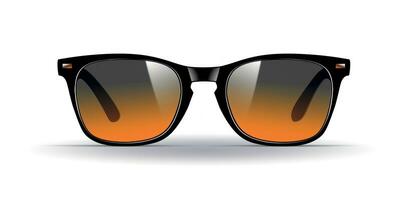 Black sunglasses isolated photo