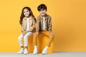 Fashion model kids photo