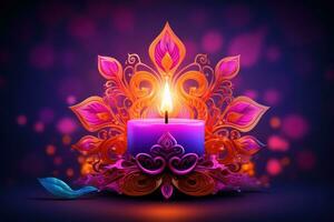 Diwali holiday background photo