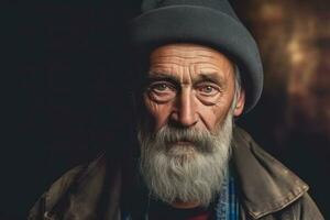 Strong man portrait photo