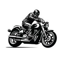 Black motorcycle club logo isolated photo