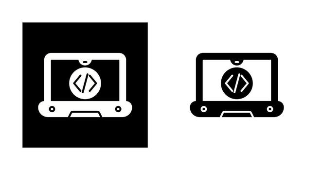 icono de vector de codificación