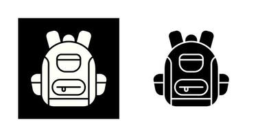 icono de vector de mochila