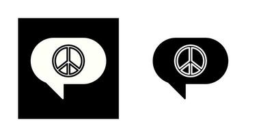 Peace Chat Vector Icon