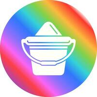 Sand Bucket Vector Icon