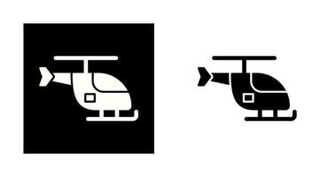 icono de vector de helicóptero