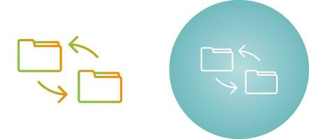 File Transfer Vector Icon