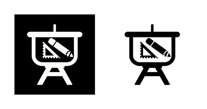 Designing Presentation Vector Icon