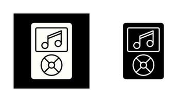 icono de vector de reproductor de música