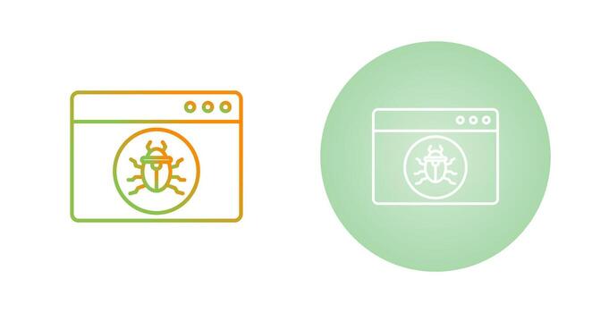 Website Attack Vector Icon