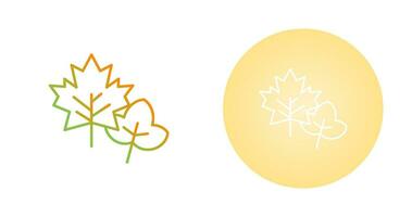 icono de vector de hoja