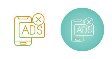 AD Block Vector Icon
