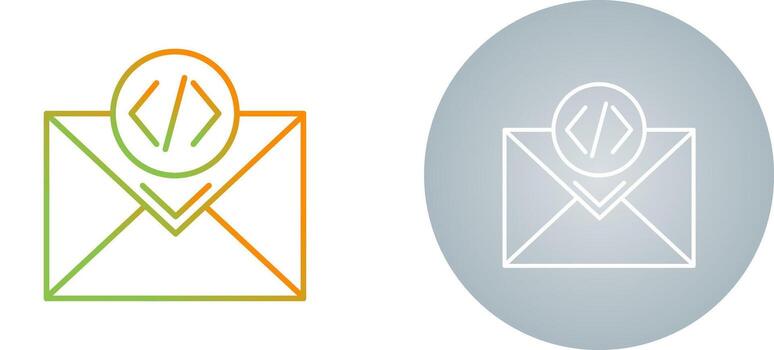 icono de vector de correo
