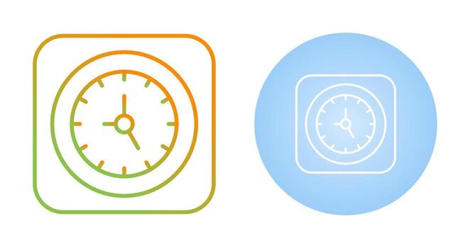 Clock Vector Icon