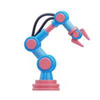 robot ärm 3d illustration png