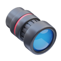 Camera Lens 3D Illustration png