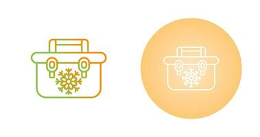 Portable Fridge Vector Icon