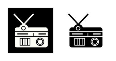 icono de vector de radio