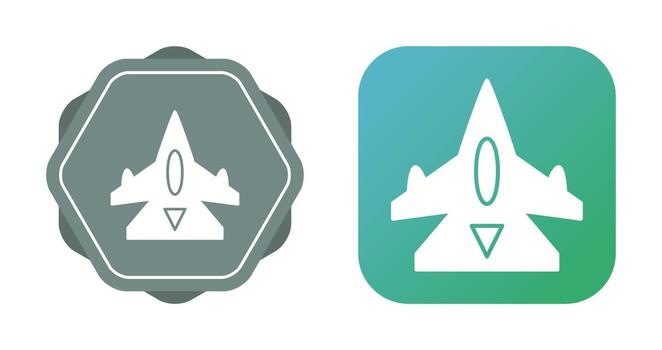Fighter Jet Vector Icon