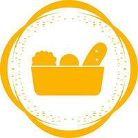 Vegetable Basket Vector Icon