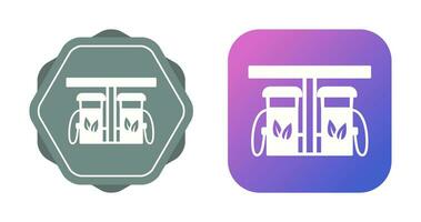 Eco friendly Petrol Pump Vector Icon