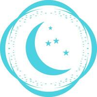 Moon and Stars Vector Icon