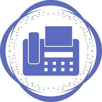 Fax Machine Vector Icon