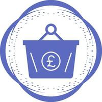 Pound Basket Vector Icon